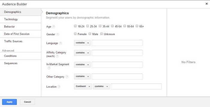 Audience in Google Analytics